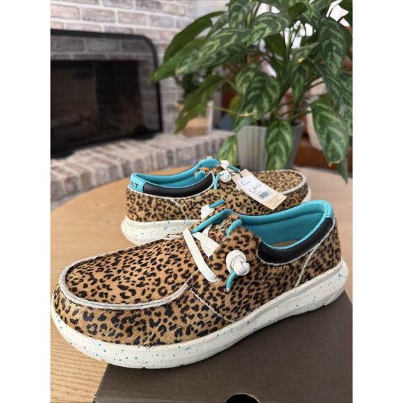 Ariat Shoes - Ariat Hilo Womens 6 Hair On Cheetah Print Casual Sneaker 10053709